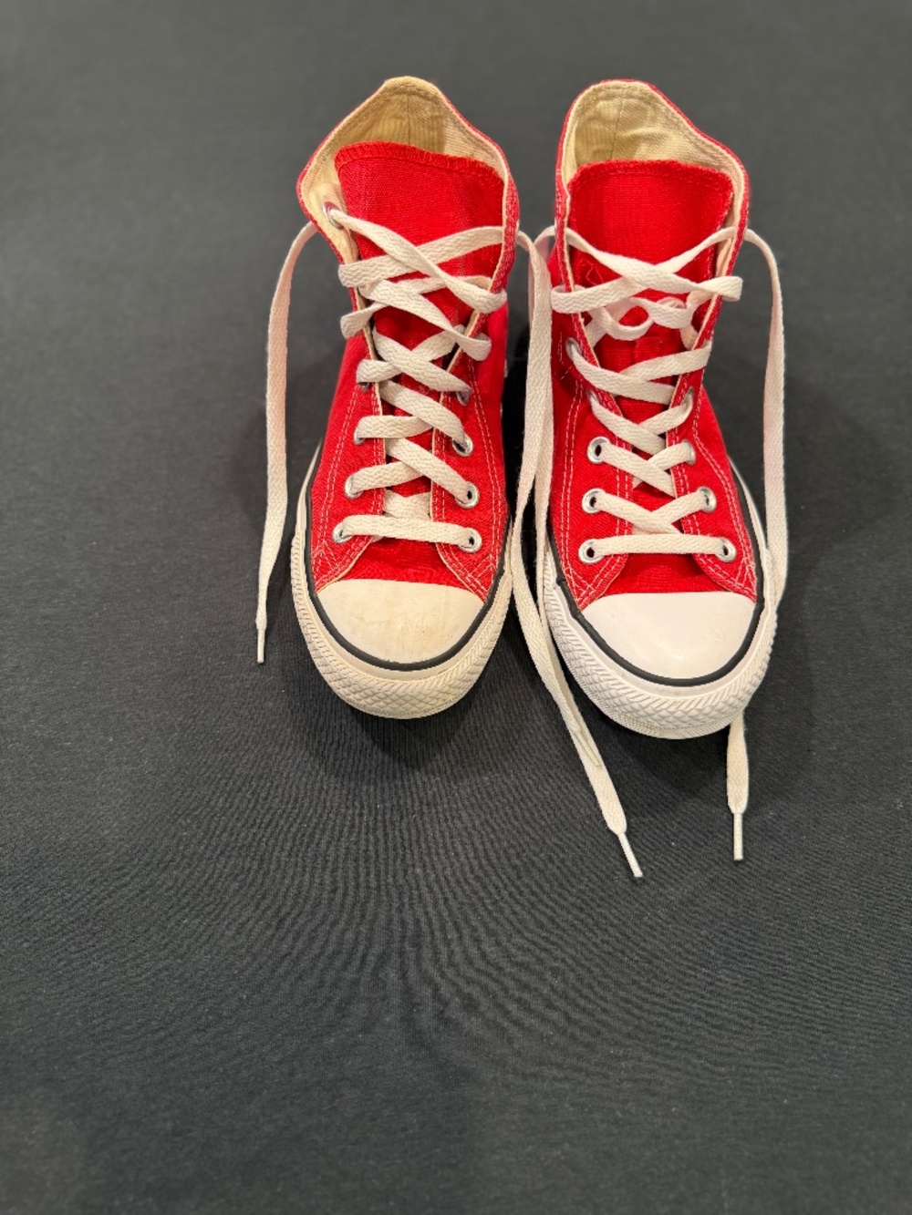 Converse red Chuck Taylor High Tops